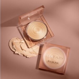 🆕Huda Beauty N.Y.M.P.H. Glaze Skin Glowing Perfector Luna Warm Rose Gold 9g BNIB